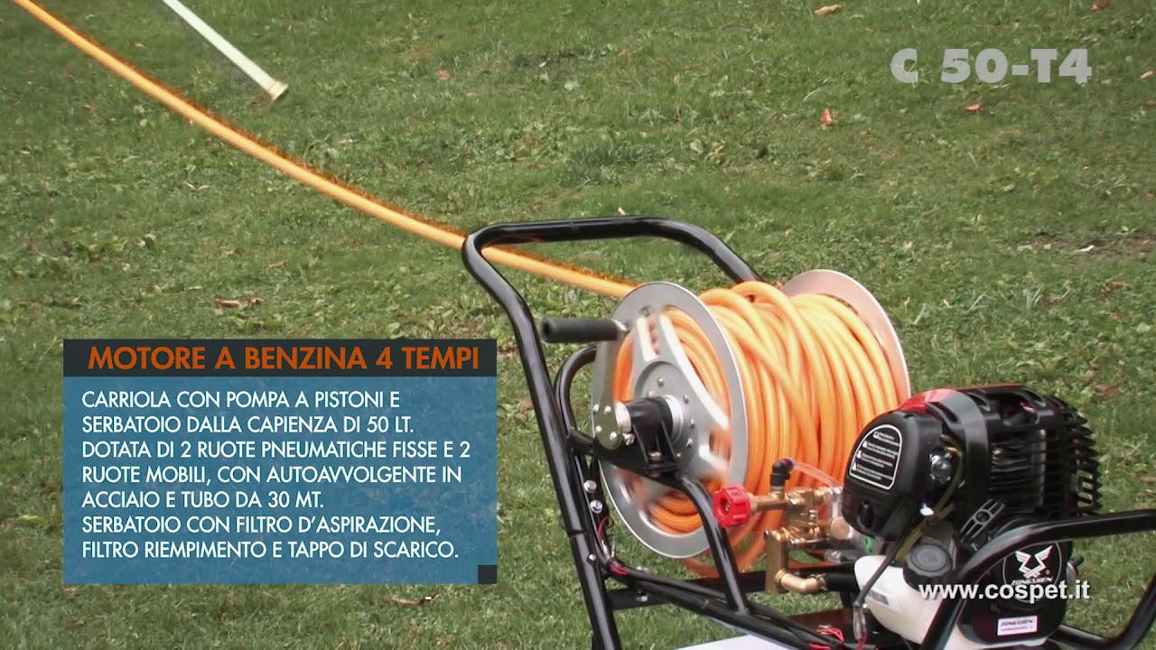 CARRELLO WORTEX C50 T4 PER IRRORAZIONE E DISERBO