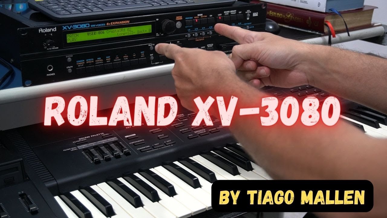 ROLAND XV-3080 (EDITED and FACTORY SOUNDS) by TIAGO MALLEN #roland (LEIA A DESCRIÇÃO) #chords #play