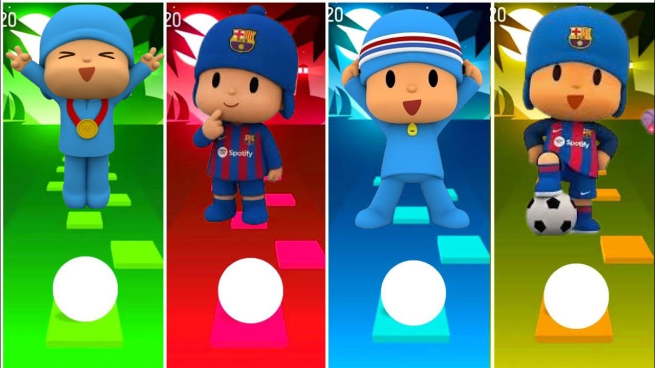 Pocoyo mix vs Pocoyo funny vs Pocoyo cover vs Pocoyo Tilse hop Edm rush game. 
