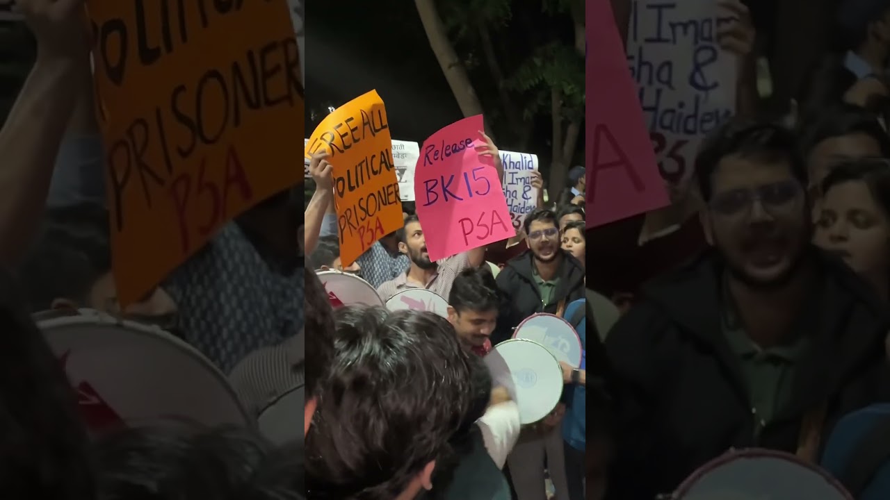 Protest against bjp govt by jnusu president Dhananjay#jnuviolence#jnusu#jnulife#nsui#lalsalamkerala