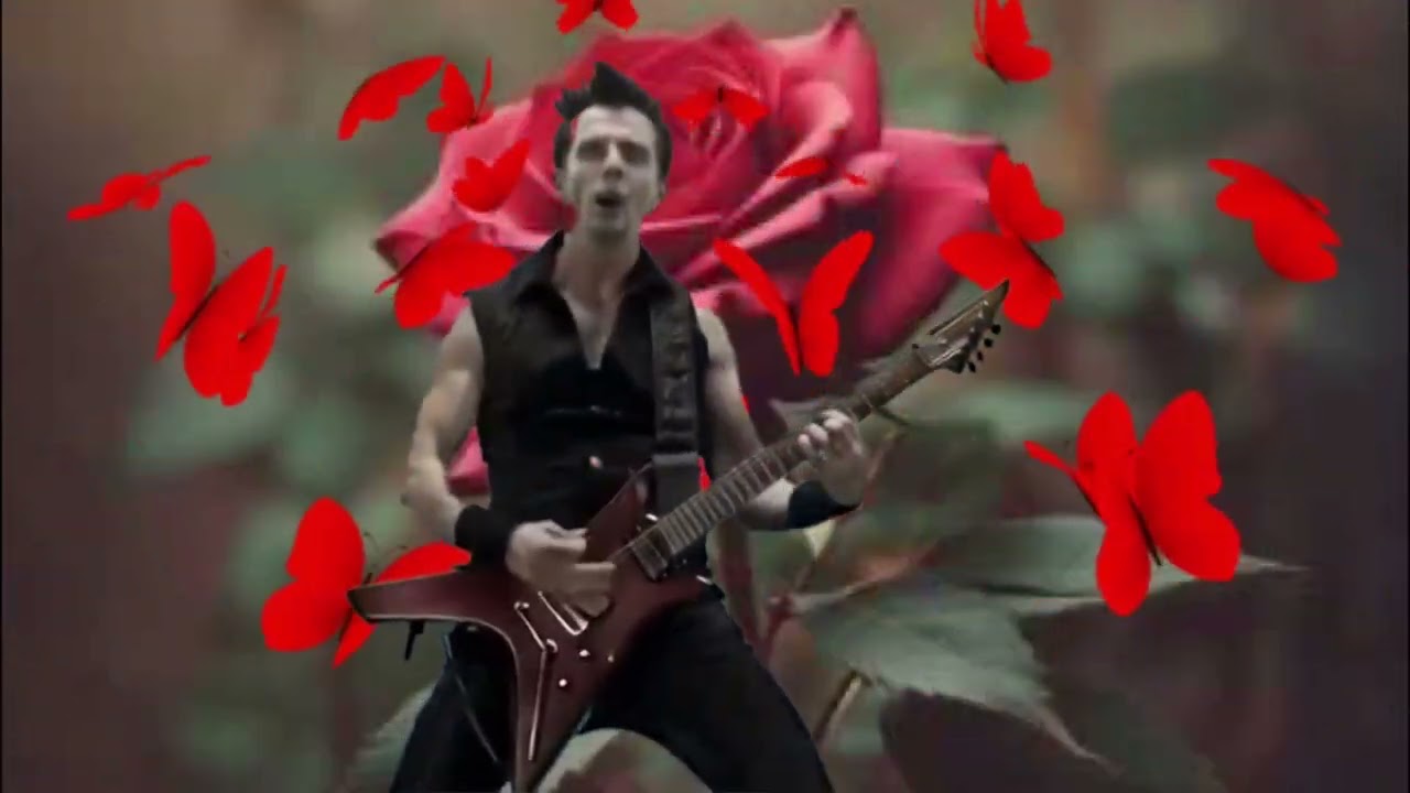 Oficir s ružom metal cover