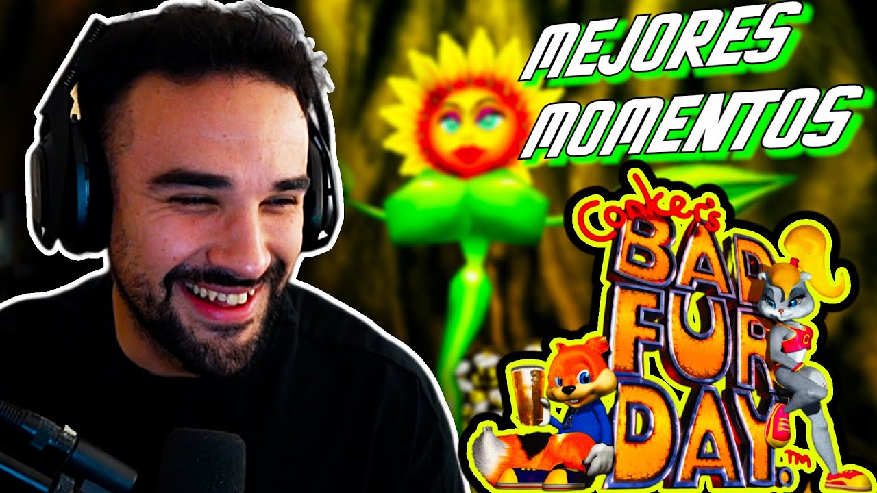 Mejores Momentos de ILLOJUAN en Conker's Bad Fur Day #1 | La Ardilla Loca 🐿