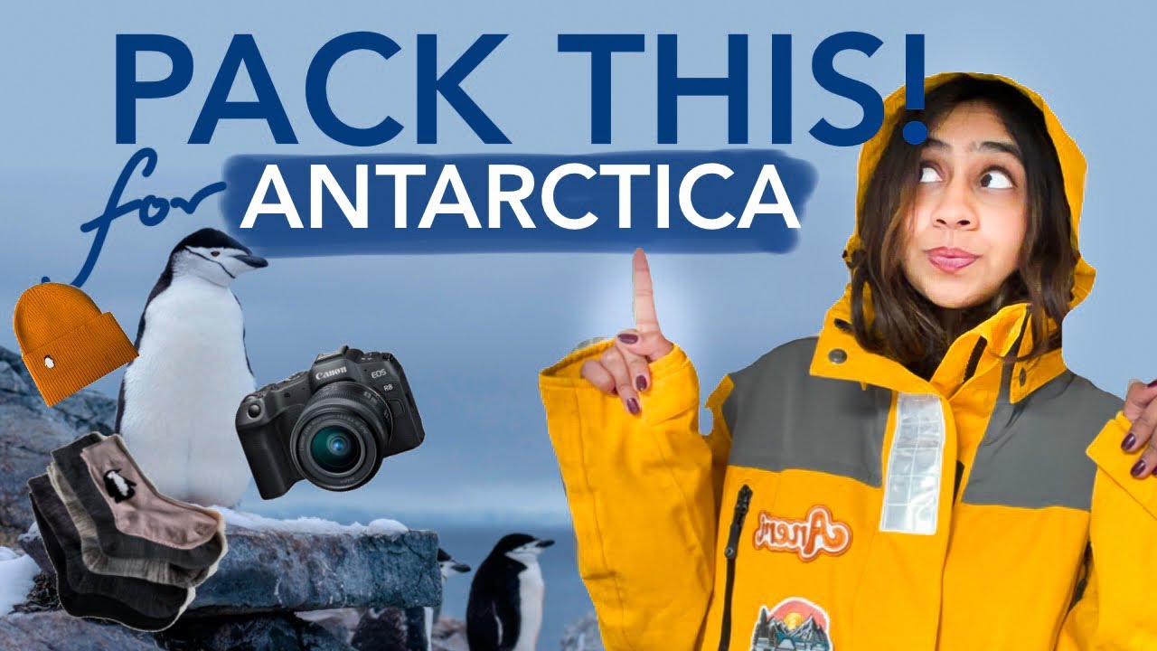 Packing for Antarctica (COMPLETE CHECKLIST in under 4 minutes)