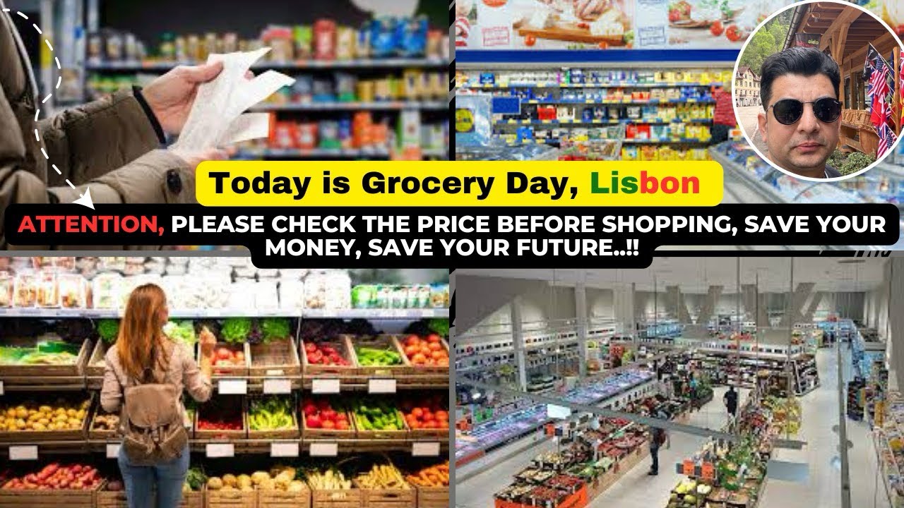 My Grocery Day, Lisbon🇵🇹|| Check Price Before Shopping || Save Your Money 💶 || Save Your Future.