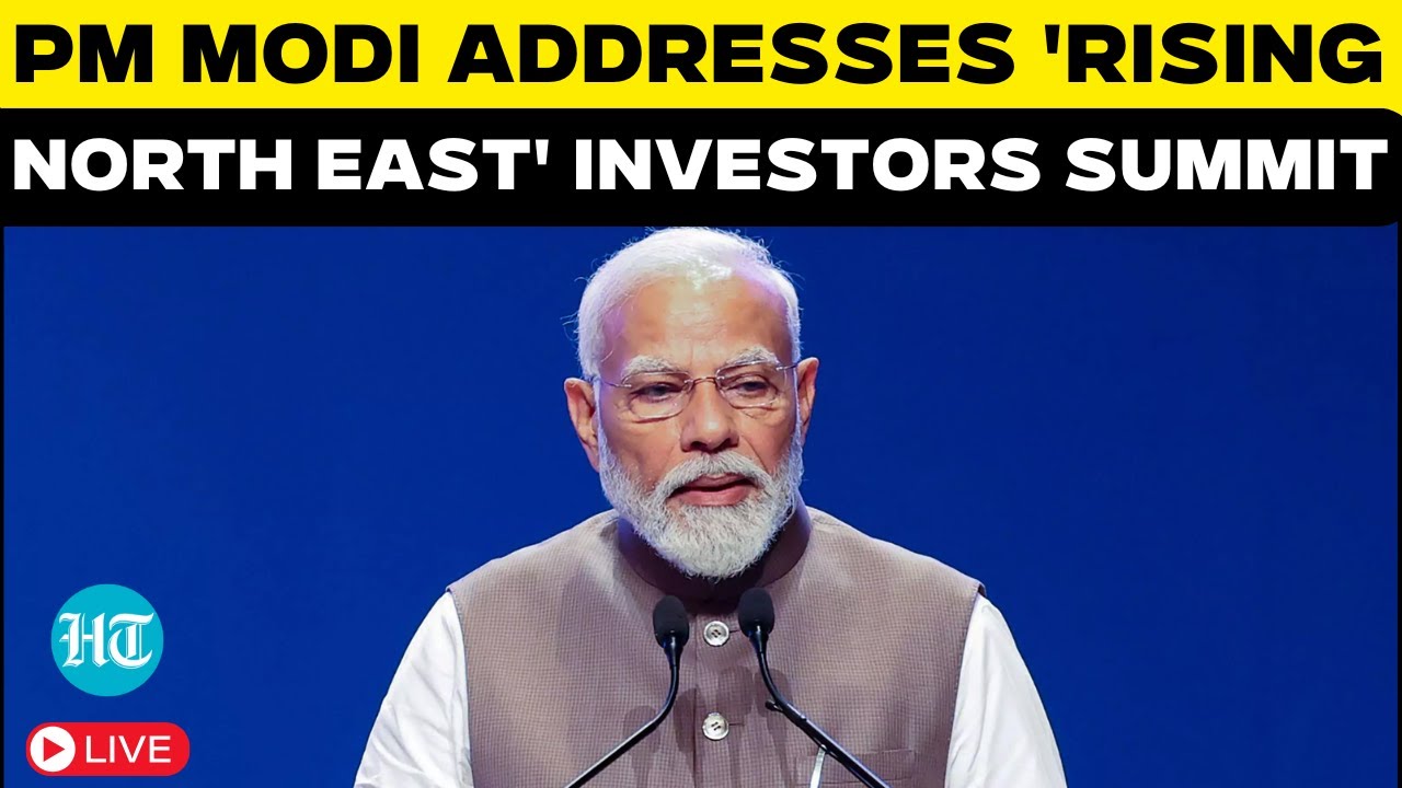 LIVE: PM Modi Speaks At Rising North East Summit 2025 | Bharat Mandapam | PM Modi LIVE