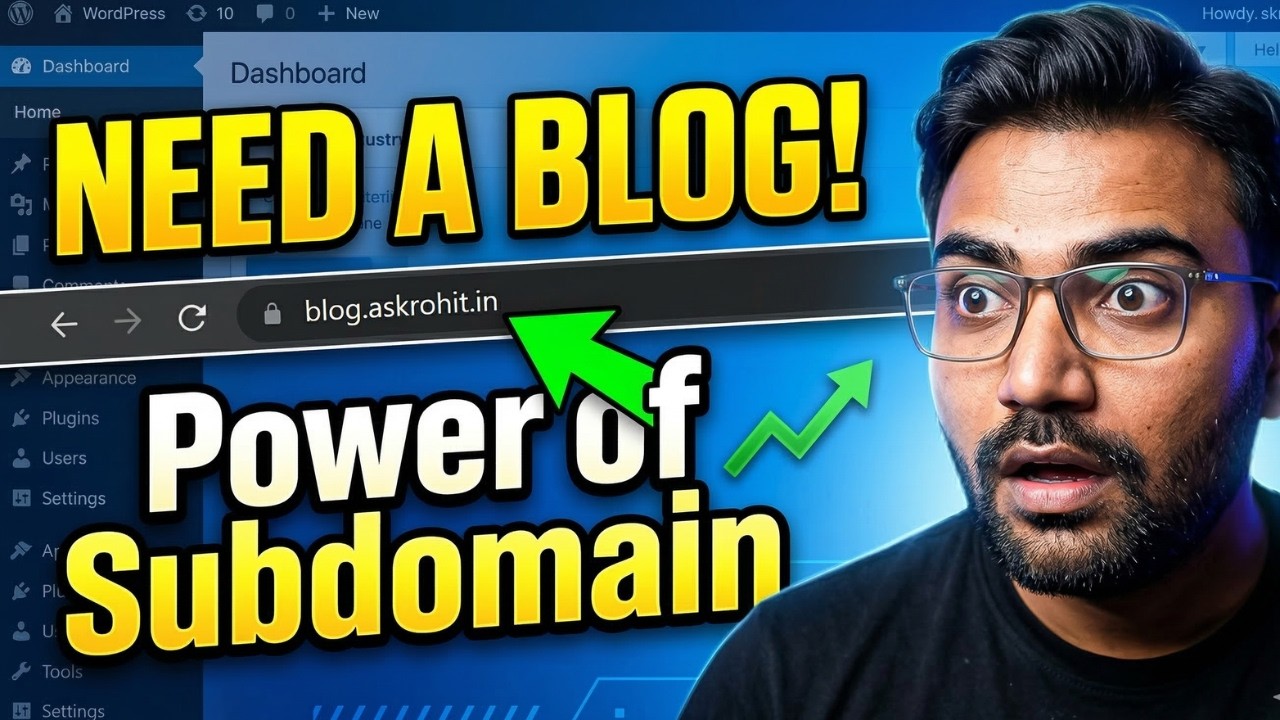 Why SaaS Websites NEED a Blog | How to Create Subdomain and Install WordPress in Hostinger 2026