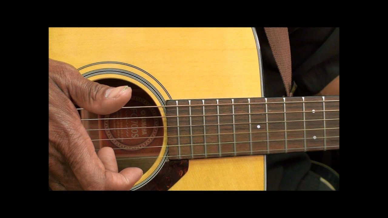 Merle Travis SOUNDING Easy Finger Picking C Chord Exercise Lesson Tutorial @EricBlackmonGuitar