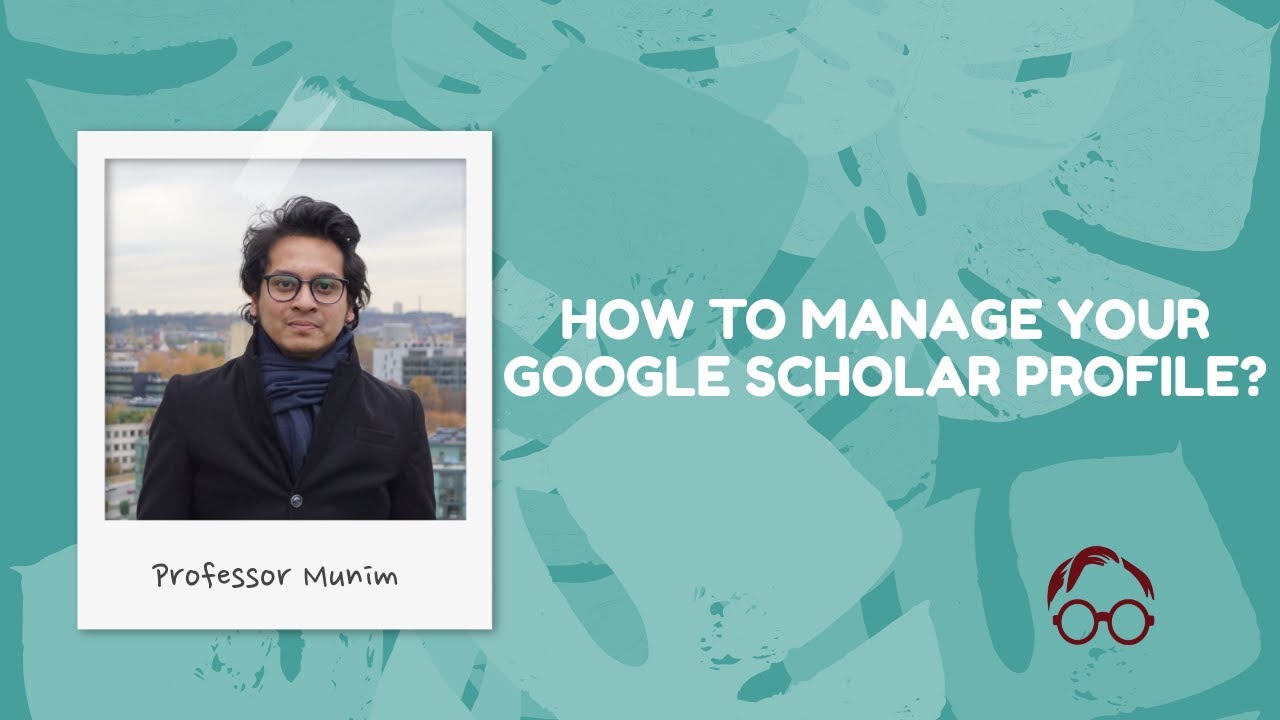 Updating your Google Scholar profile