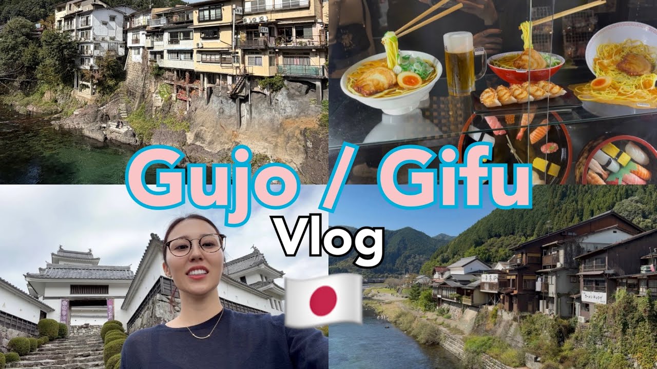 Yuka esta visitando Gujo en Gifu.
