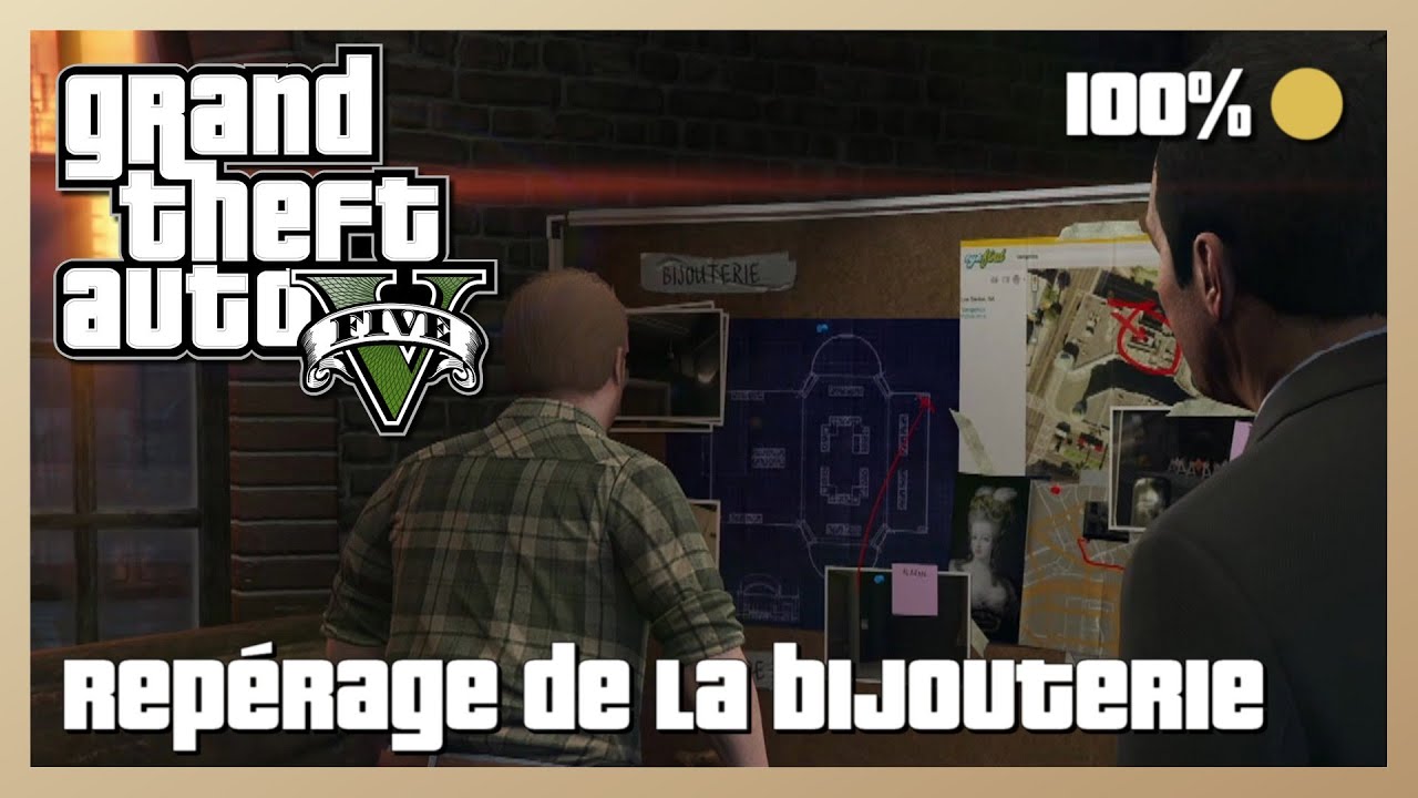 GTA V - Repérage de la bijouterie - Médaille d'or
