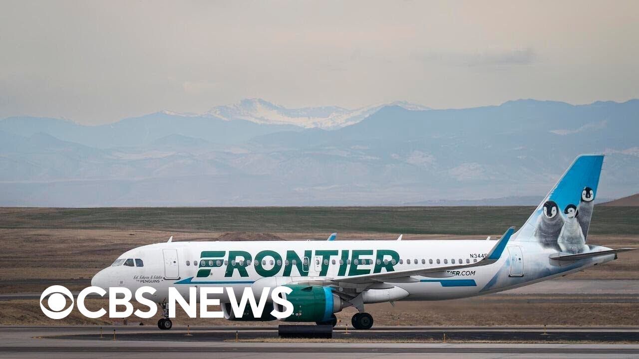 Frontier plane in Denver fatally hits pedestrian on runway before takeoff