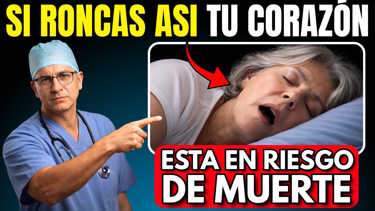 Si RONCAS de esta manera tu CORAZÓN está en PELIGRO (Cardiólogo Revela)