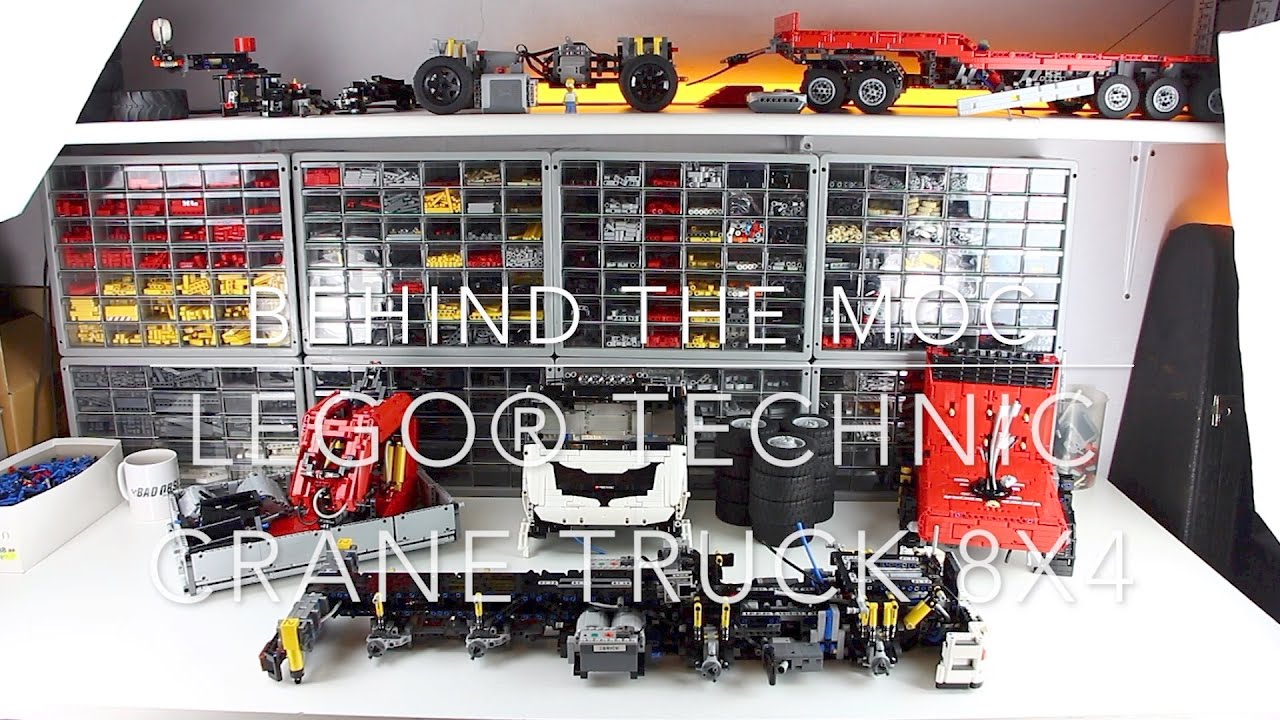 Behind the Moc - Lego Technic Crane Truck