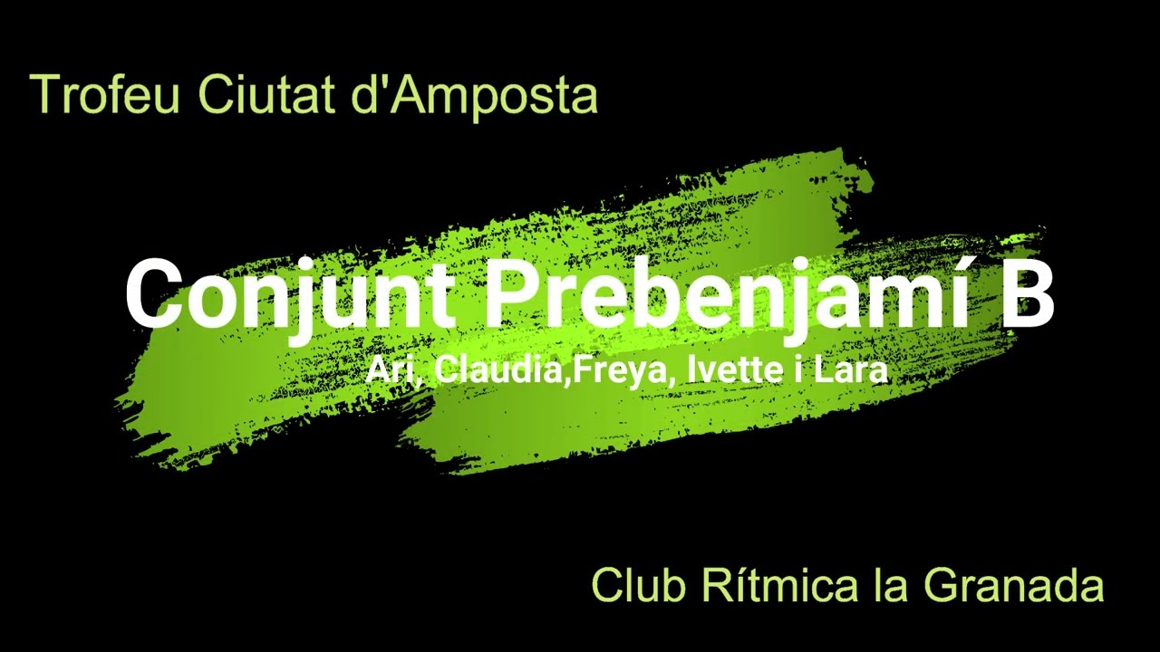 Prebenjamí B (Ariadna, Claudia, Freya, Ivette i Lara)