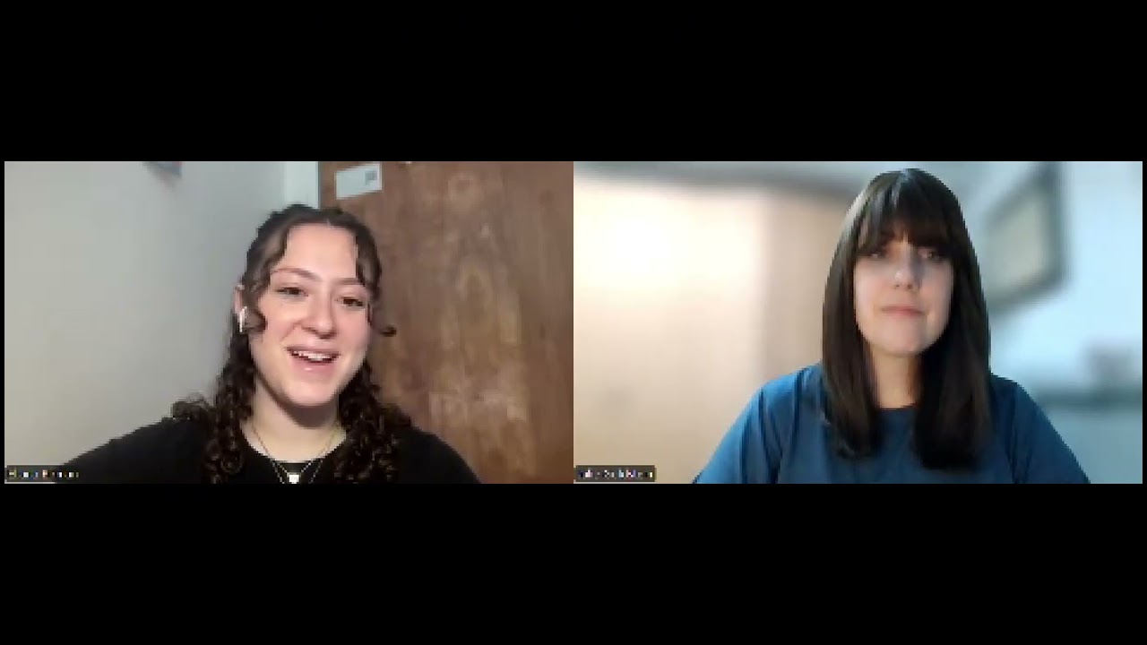 Dr. Goldstein in conversation with alumna Eliana Birman