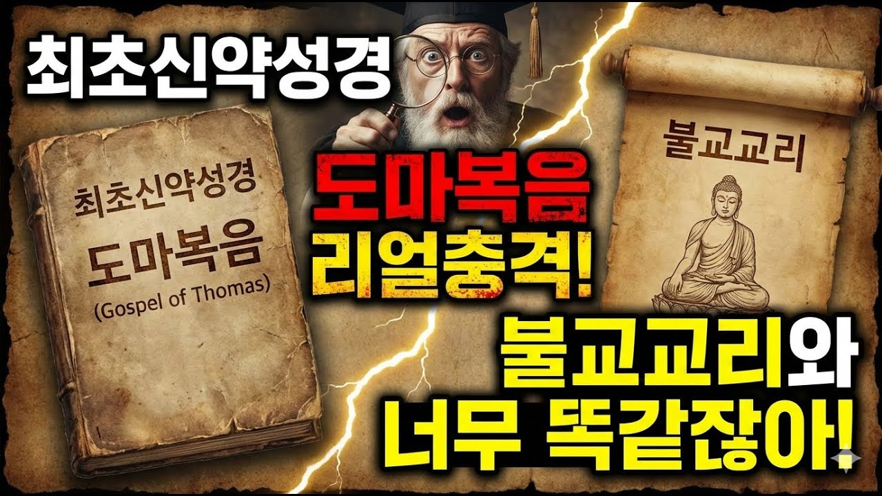 최초 신약성경 도마복음 손타지않은 그대로의 예수님말씀 71절~114절