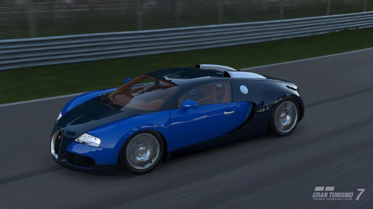 グランツーリスモ 7よりモンツァを走るヴェイロン🏁🚗🎮🏆