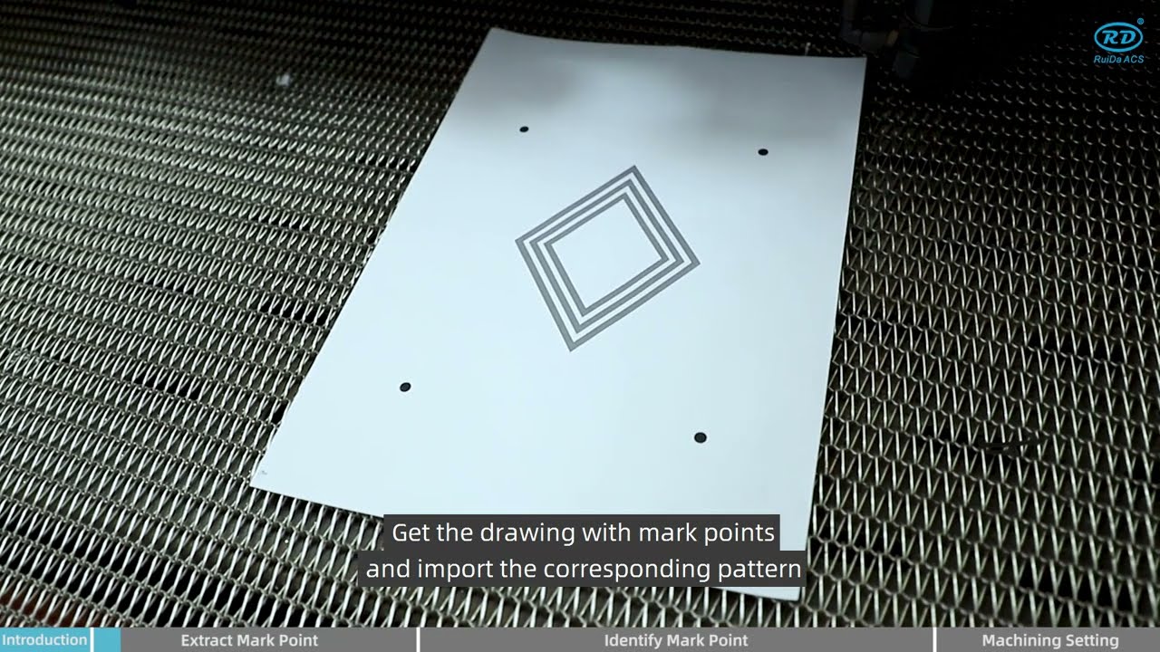 RUIDA RDCMarkVision tutorial ep3：Mark Point Positioning #ccd#laser controller&nbsp;#visual machining