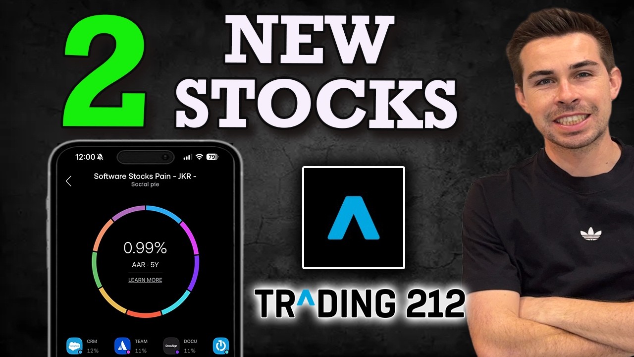 2 New Stocks Added! - Trading212 Pie - Software Stock Pain JKR