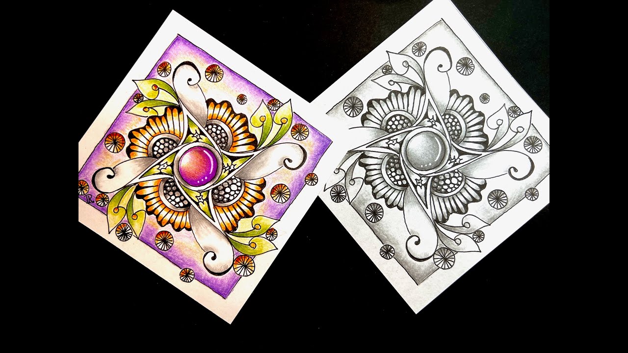 Whimsical Whirl Zentangle Inspired Class