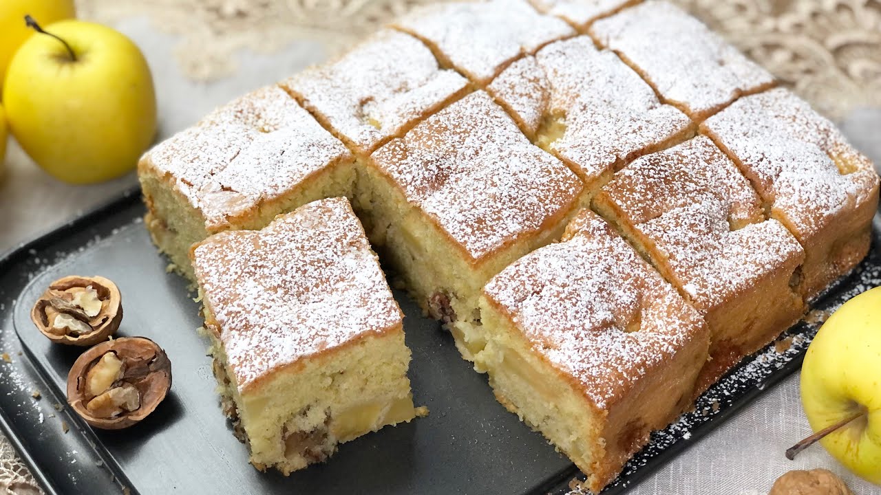 È la torta più buona che abbia mai mangiato.Tutti chiederanno la ricetta!TORTA di MELE IN 10 MINUTI!