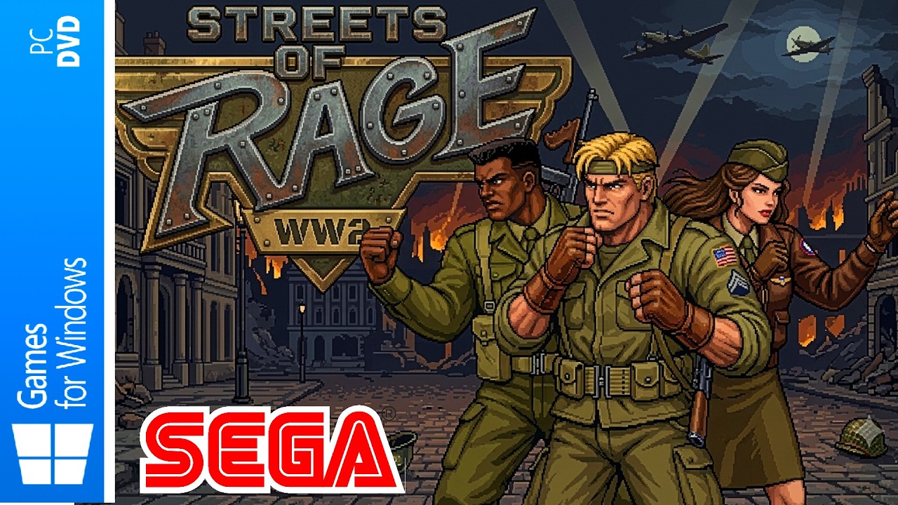 The Streets of Rage nobody asked for BUT IT'S AWESOME! SOR World War 2 (PC - Fan Game)