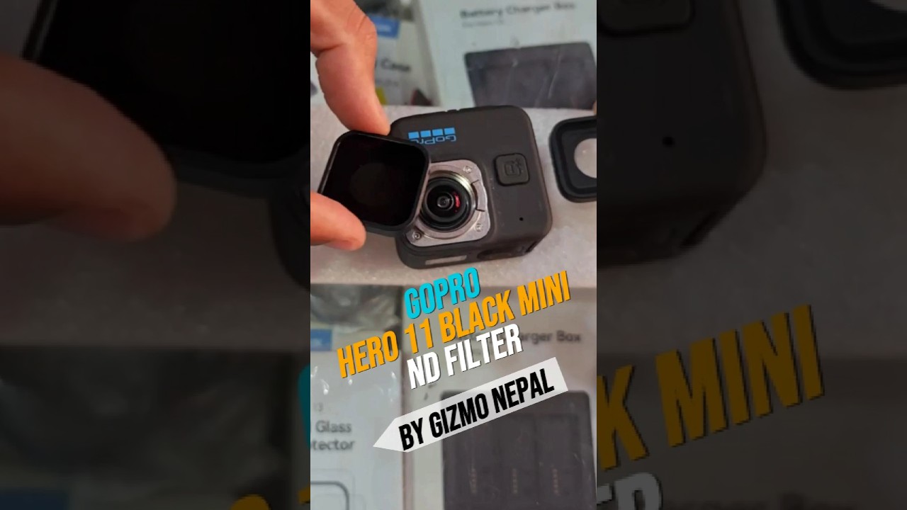 Gopro Hero 11 Mini ND Filter ND8 ND16 ND32 CPL UV #gizmonepal #hero11mini  #nd8 #nd16 #nd32 #cpl #uv