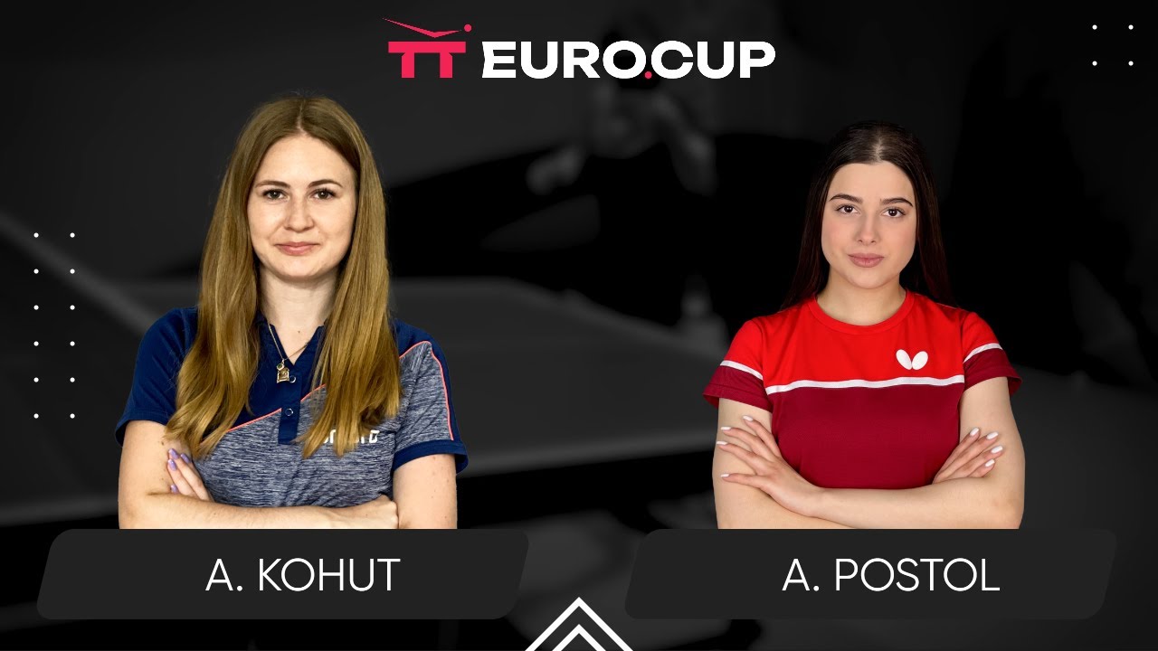 11:25 Alina Kohut - Anastasiia Postol   23.01.2026 TT EURO.CUP Women Ukraine Master. TABLE 3