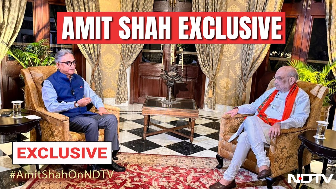 Amit Shah Interview | NDTV Exclusive: Amit Shah In Conversation With NDTV's Sanjay Pugalia