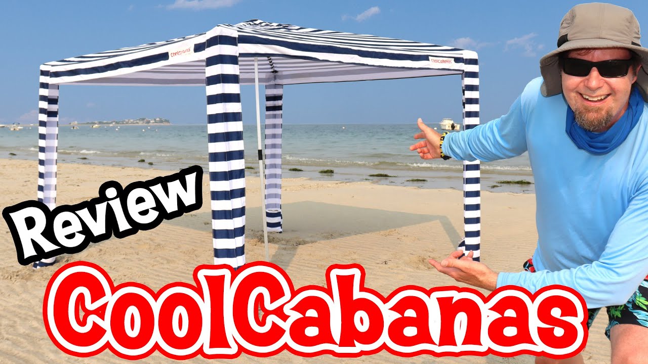 Обзор и установка палатки Cool Cabana Beach (тест на ветер 12 миль в час)