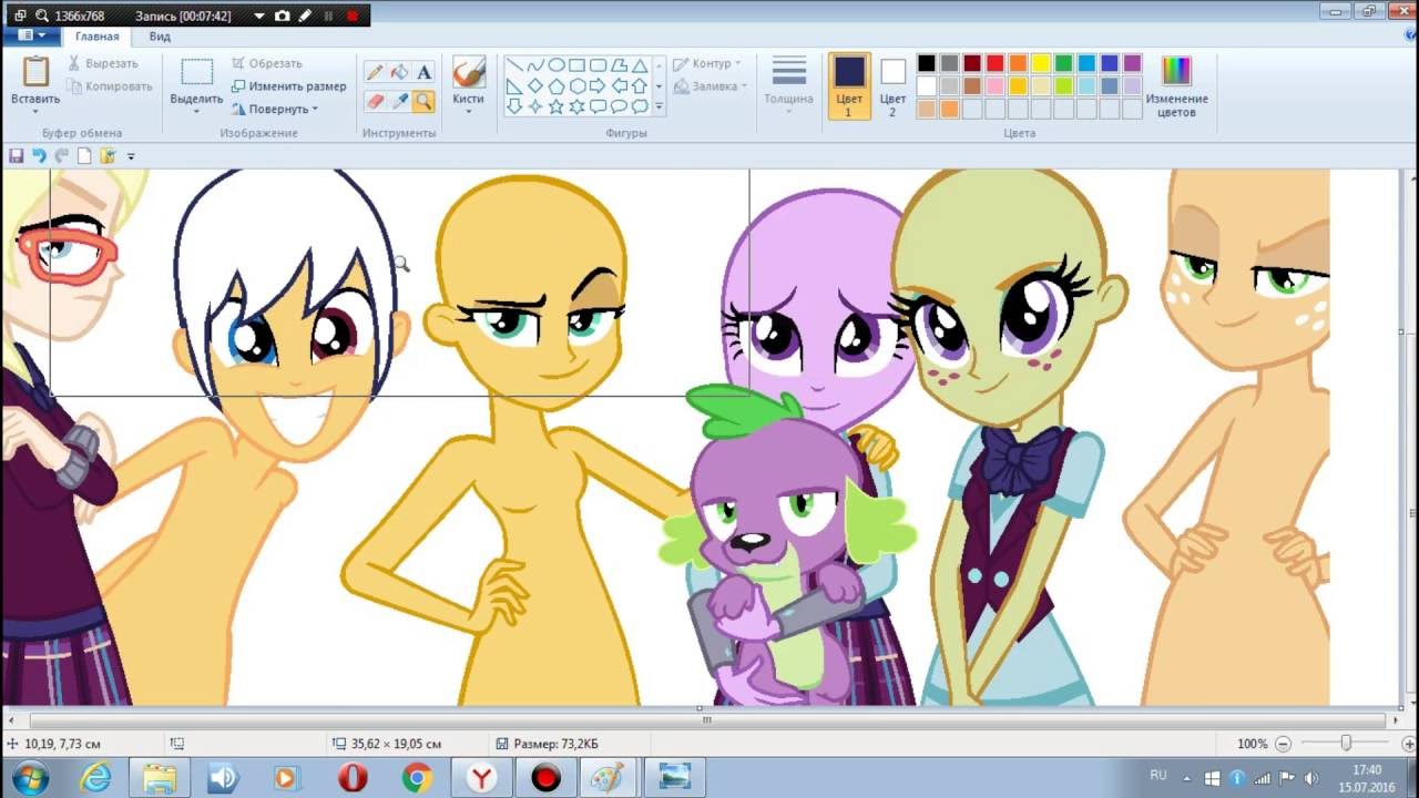 Speedpaint MLP/My OS in the magical new Equestria Girls friendship Games [Part 1]