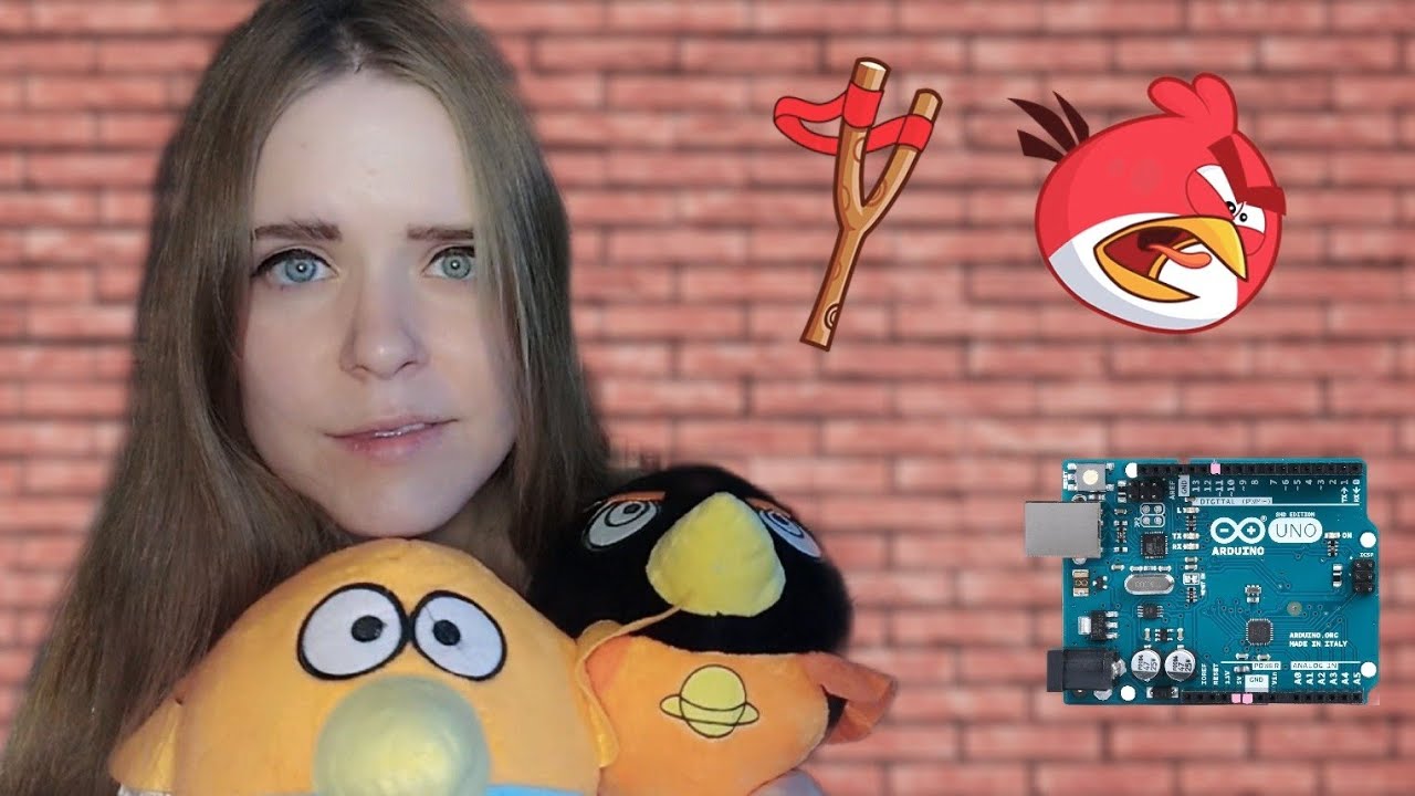 Авто-рогатка | Программирование Ардуино | Angry Birds | Arduino