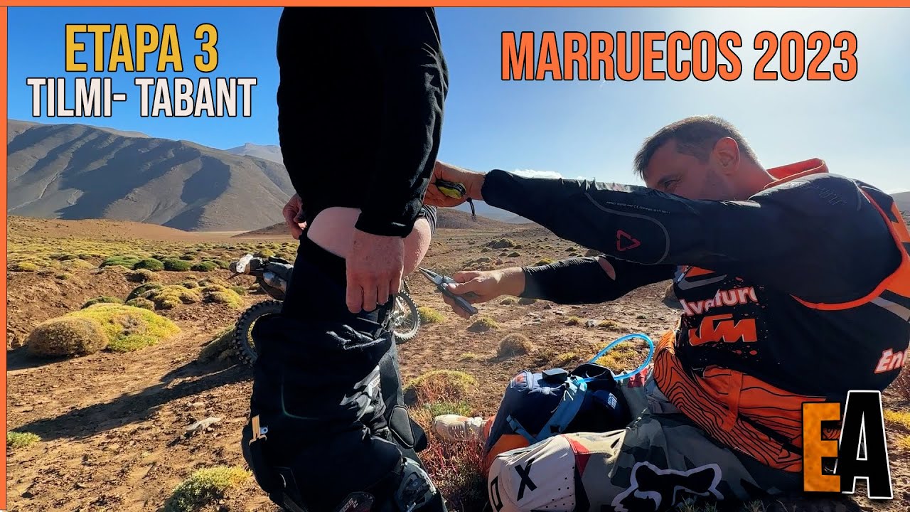 ETAPA 3 MARRUECOS 2023 TILMI-TABANT ENDURO ATLAS SIN ASISTENCIA CON ALFORJAS #ENDUROAVENTURA