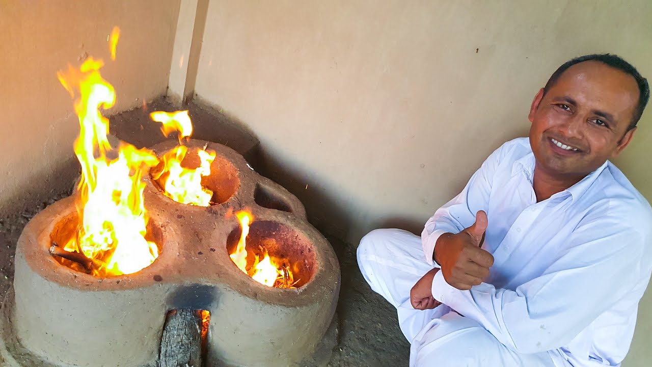 Matti ka Chulha | Mud Stove Construction | Clay Stove | Primitive Technology  | Mubashir Saddique