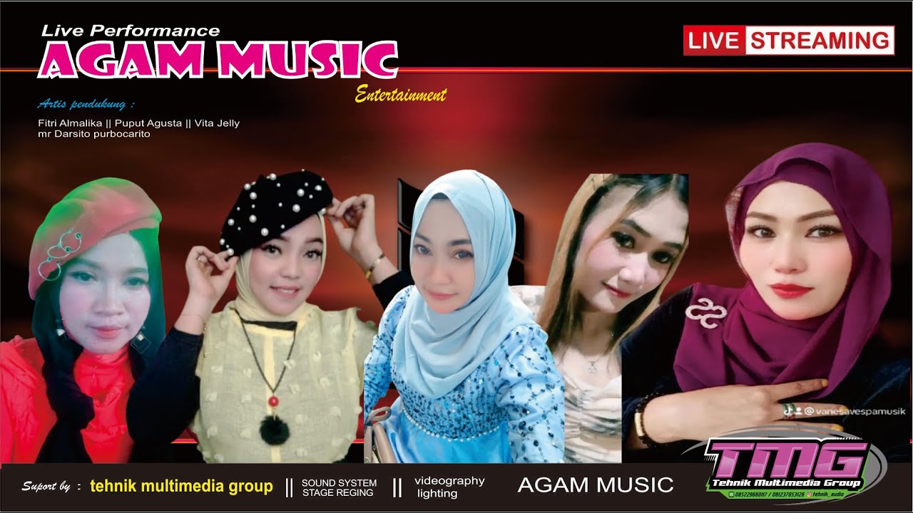 Live AGAM MUSIC entertainment KALIMATI JUWANGI suport by tehnik multimedia group bayan guwo