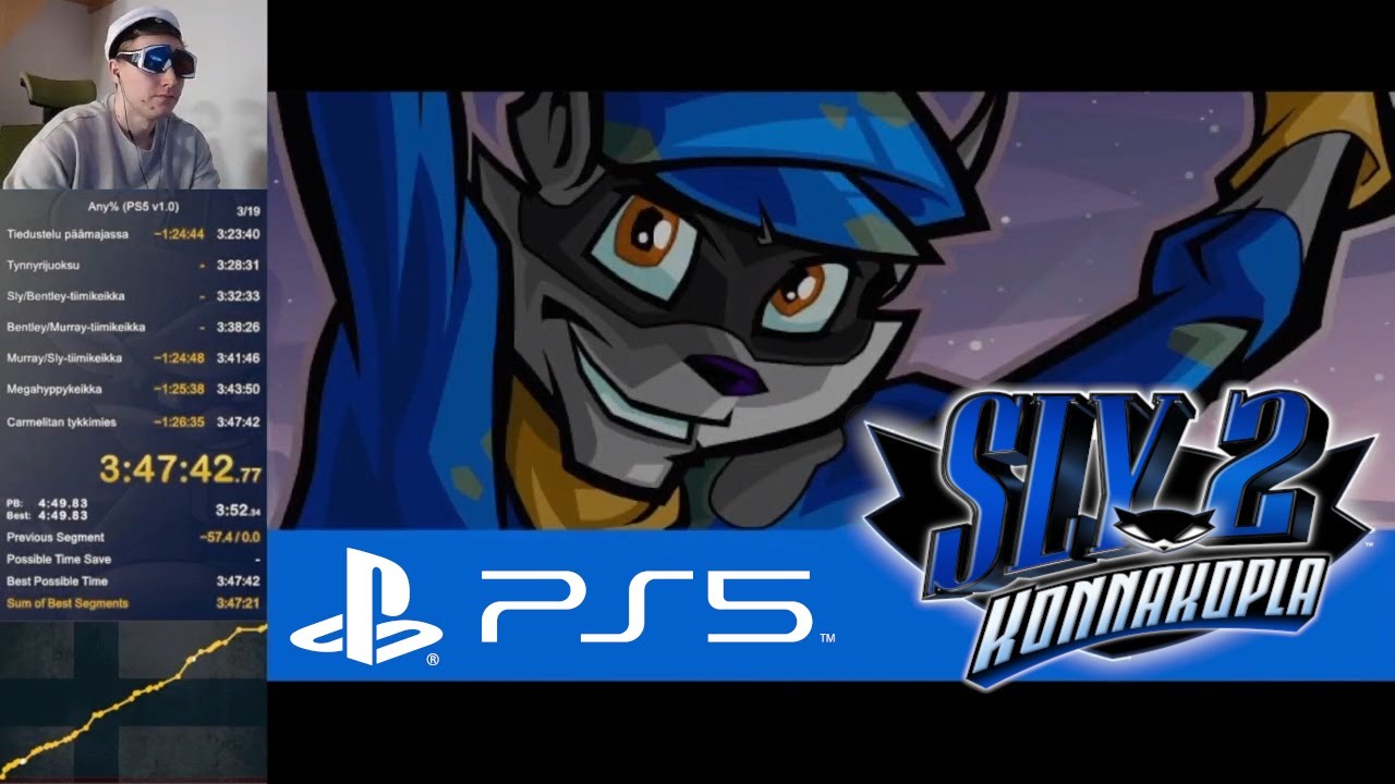 Sly 2: Konnakopla - L&auml;pipeluu ajassa 3:47:42 (PS5)