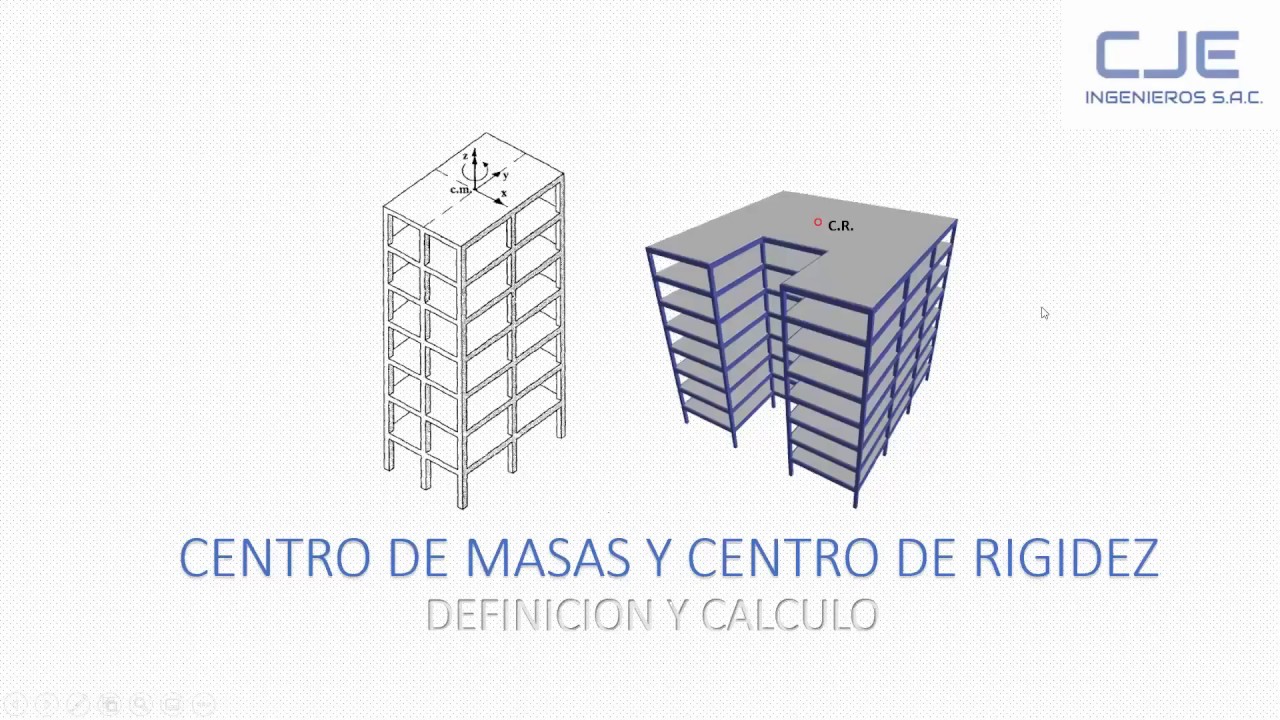 Centro de Masas y Centro de Rigidez - ETABS