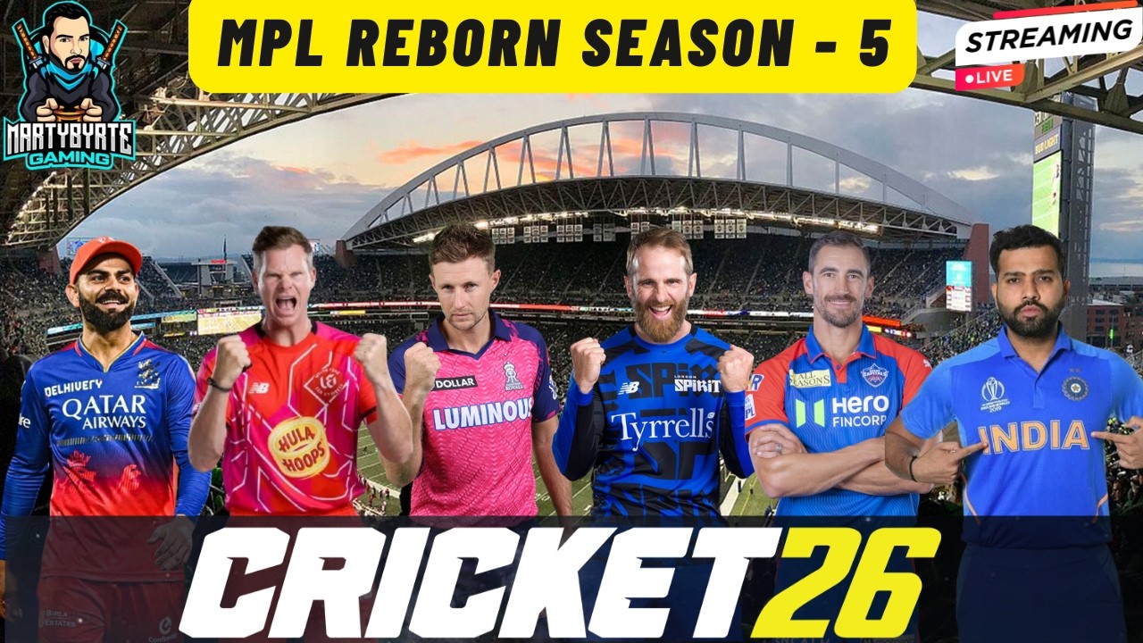 🔴CRICKET 26 MPL REBORN SEASON-5 ROUND-2 MATCHES LIVE STREAM ✌🔥🔥🏏🏏😱😱