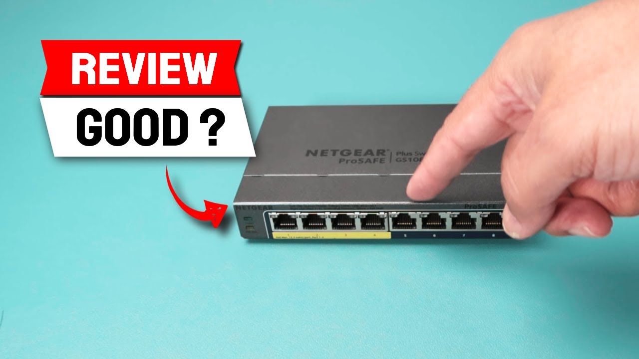 Przełącznik Netgear PoE Gigabit Ethernet Plus 8-portowy (GS108PE)