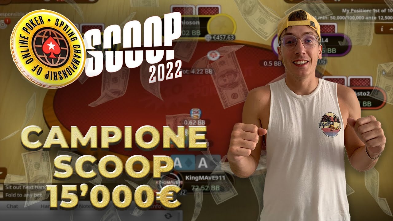 CAMPIONE SCOOP?!? Lottiamo per i 15'000 € di prima moneta! #poker #pokerstars