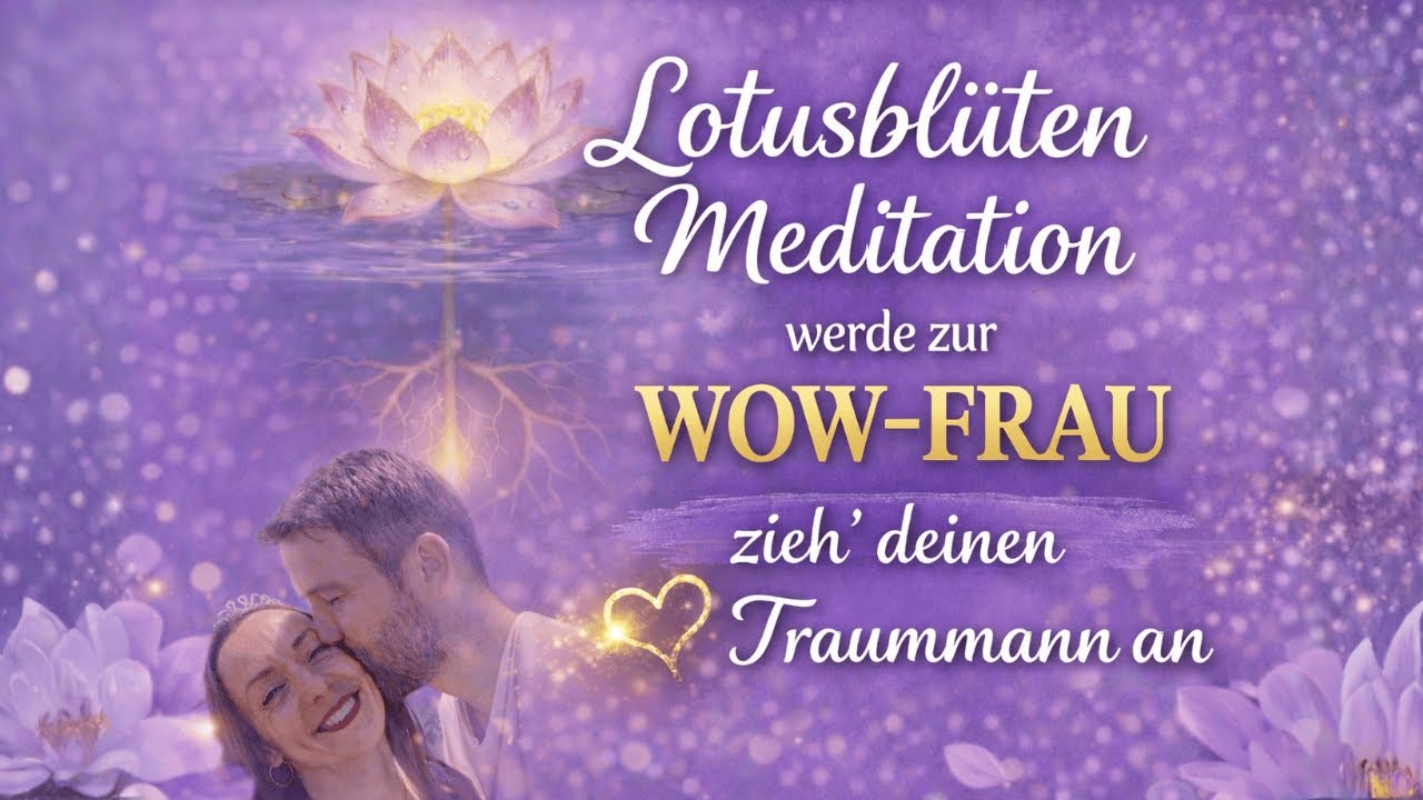TRAUMMANN & TRAUMLEBEN ERSCHAFFEN - WOW FRAU LOTUSBLÜTEN MEDITATION #liebe #love #single