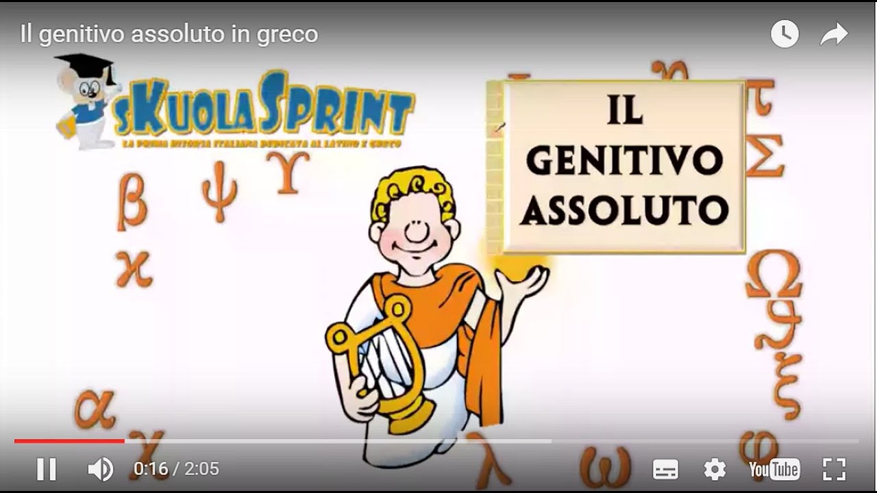 Il genitivo assoluto in greco