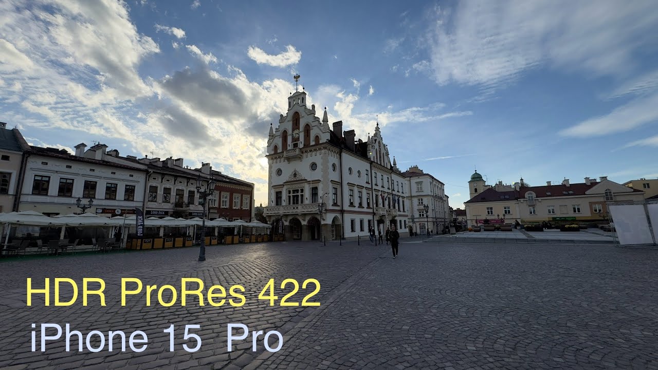 IPhone 15 Pro robi wrażenie 🫡 4k ProRes 422 HDR VIDEO  #BLACKMAGICCAMERA