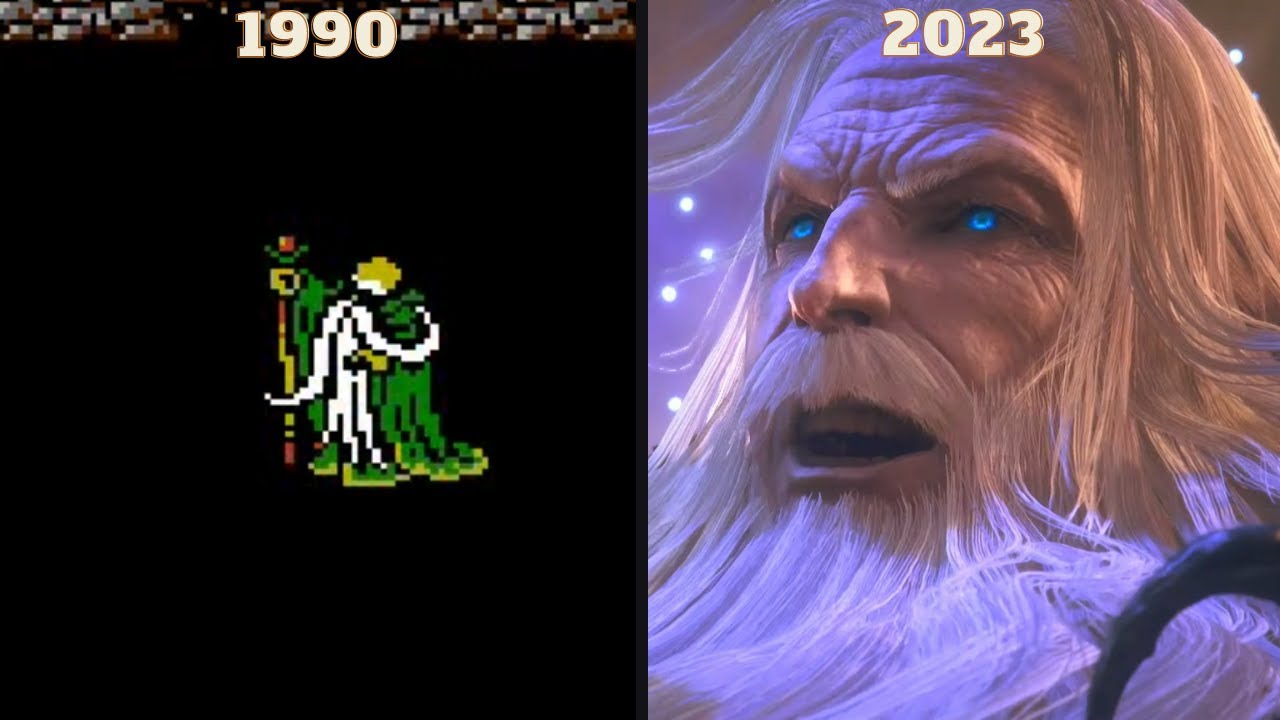 Evolution\History of Ramuh Summon in Final Fantasy Series This 2023