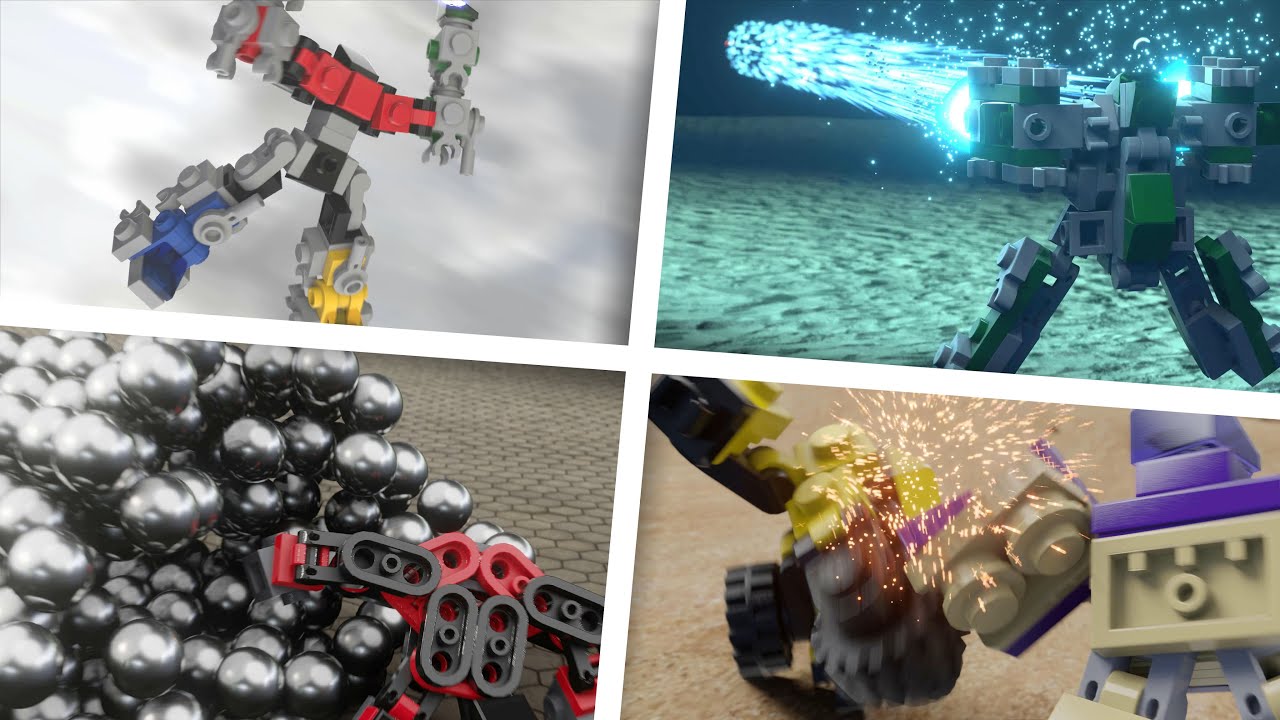 Сборник анимации роботов-трансформеров Brickmecha LEGO 29