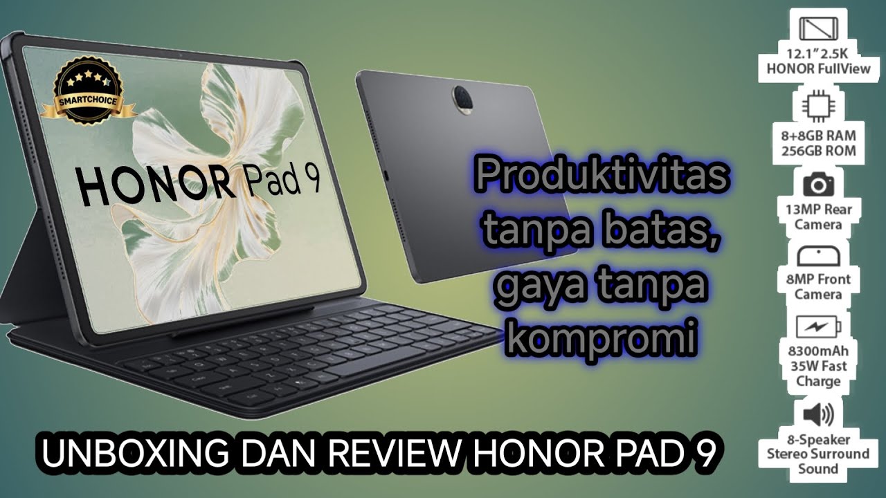 Produktivitas Tanpa Batas, Gaya Tanpa Kompromi [ HONOR Pad 9]‼️