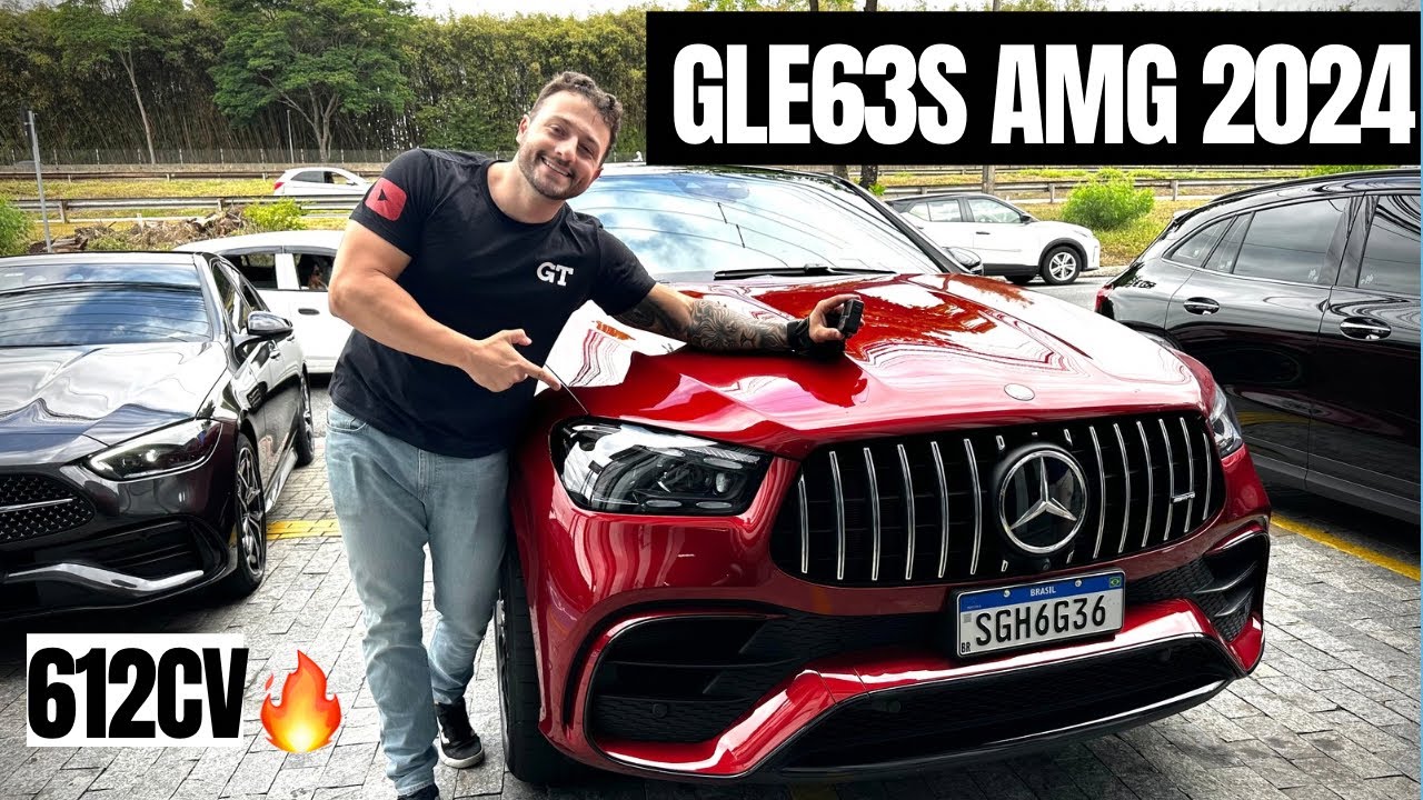 REVIEW ACELEREI O MERCEDES GLE63s AMG 2024 de 612cv 😱🔥