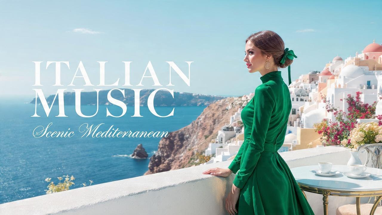 🎶 Italian Vibes & Mediterranean Music 🎶 2+ Hours Amalfi Coast & Lake Como Serenity 4K
