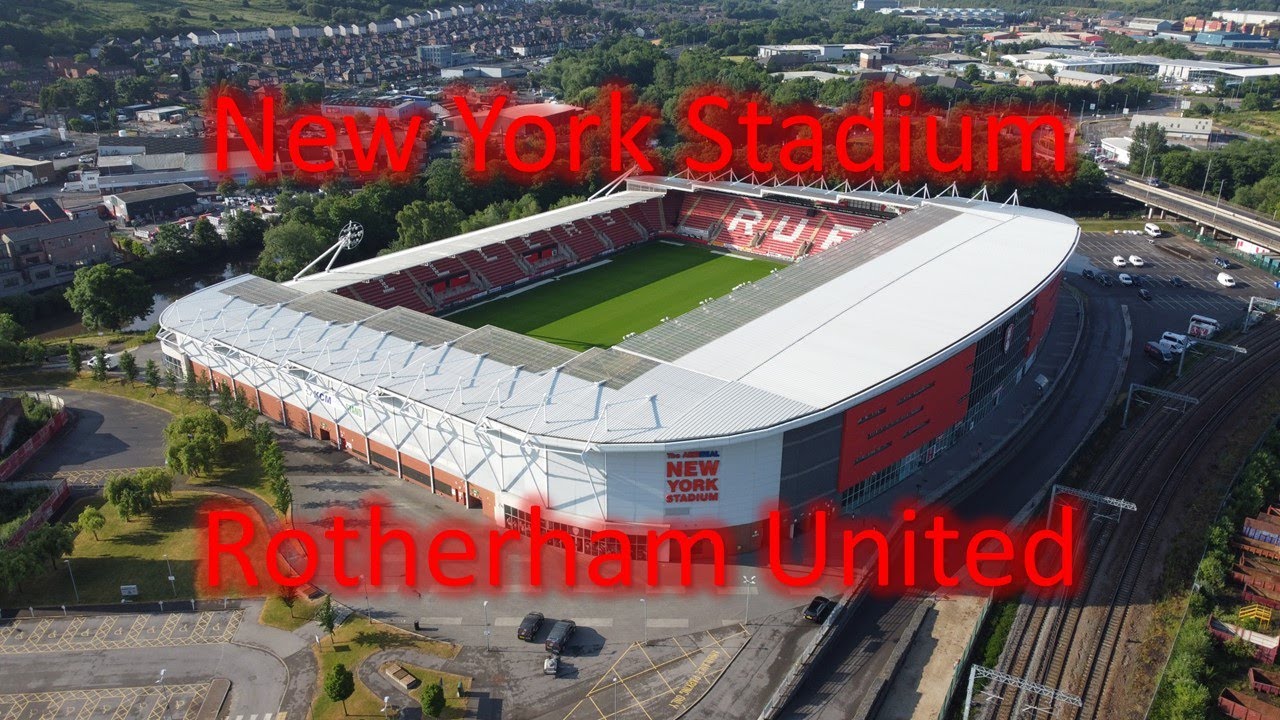 Ep3. New York Stadium, by drone. Home of Rotherham United, In the Championship for 2023/24 season.