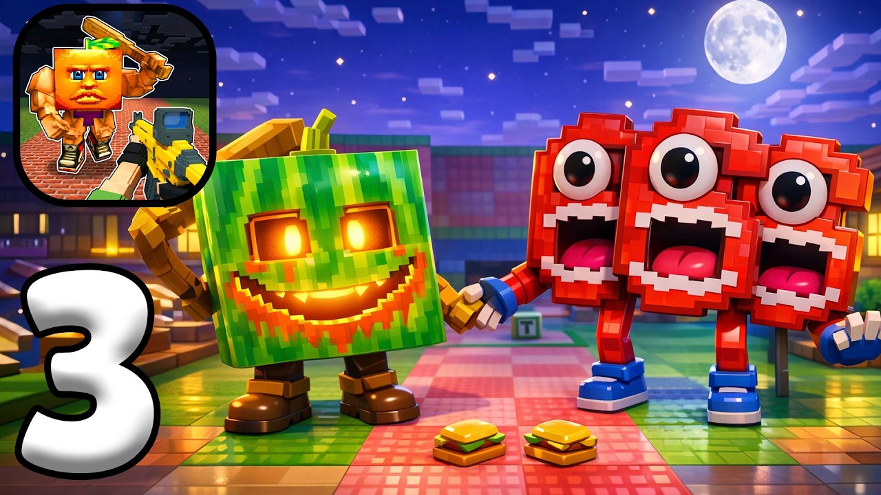 Blocky Hunters FPS Survival 🔫 Epic Monster Battles & Craft Adventure Gameplay Part 3 (iOS/Android)